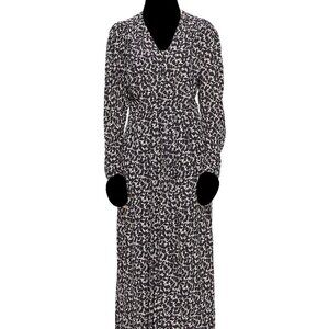 Isabel Marant Etoile Aissa Ecru Long Sleeve Midi Dress